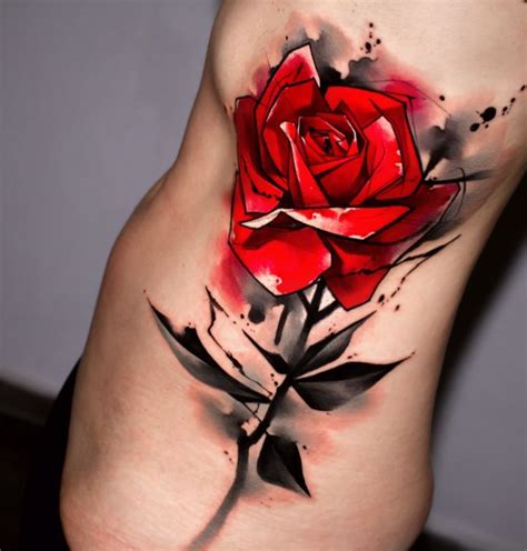 abstract watercolor rose by UnclPaulKnows UPK | Tattoo supplies ...