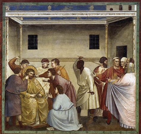 Flagellation, c.1304 - c.1306 - Giotto - WikiArt.org