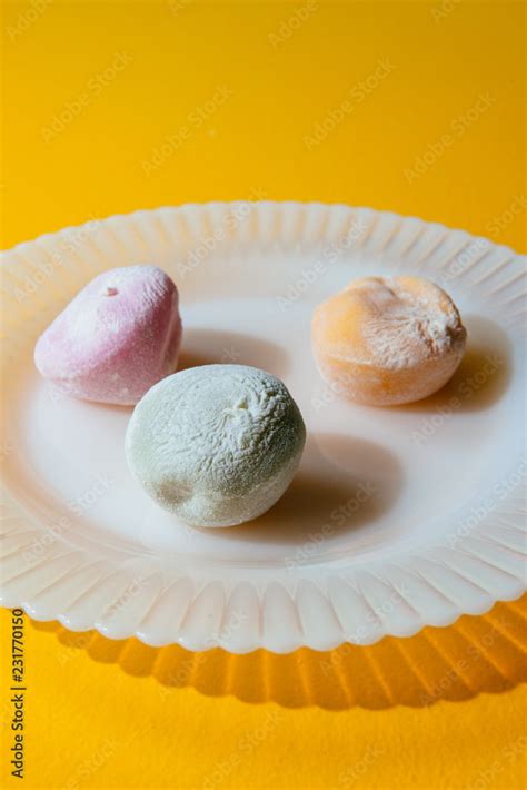 Mochi cakes Stock Photo | Adobe Stock