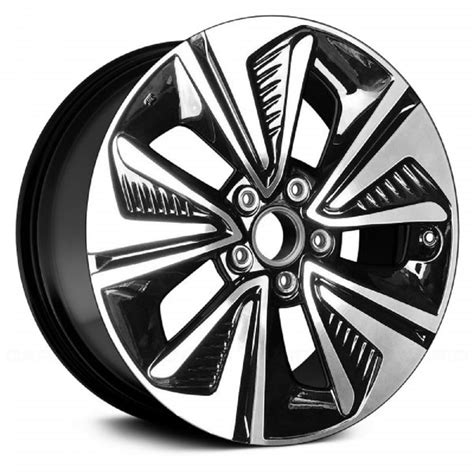 17 inch Aluminum OEM Take off Wheel Rim for Honda Civic 16-20 5 Lug Black - Walmart.com ...