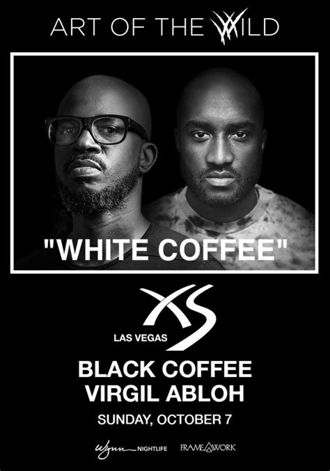 XS Nightclub | "WHITE COFFEE" - Black Coffee and Virgil Abloh Tickets