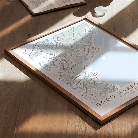 Good Harbor Beach Map Print – VirtualMap