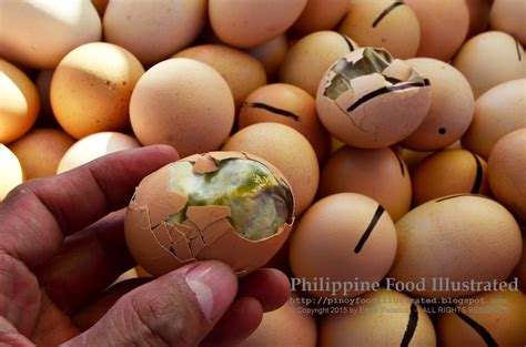 Philippine Food Illustrated: balot itlog manok