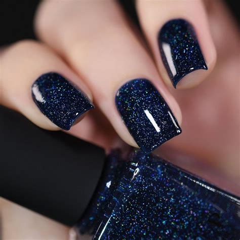 Dark Midnight Blue Nails Pictures, Photos, and Images for Facebook, Tumblr, Pinterest, and Twitter