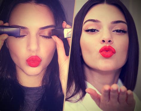 Kendall Jenner Red Lipstick | Lipstutorial.org