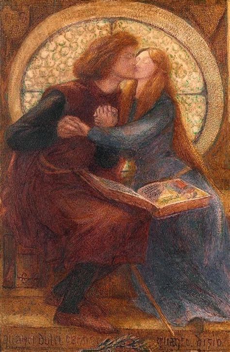 Paolo and Francesca da Rimini Painting by Dante Gabriel Rossetti | Fine ...