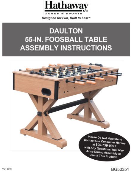 Daulton 55-in Foosball Table - Pool Warehouse