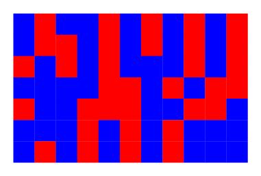 matrices - Drawing a large binary matrix as colored grid in TikZ - TeX ...