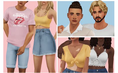 AxA 2019 | 36 CAS Items for Male & Female Sims... : AHarris00Britney