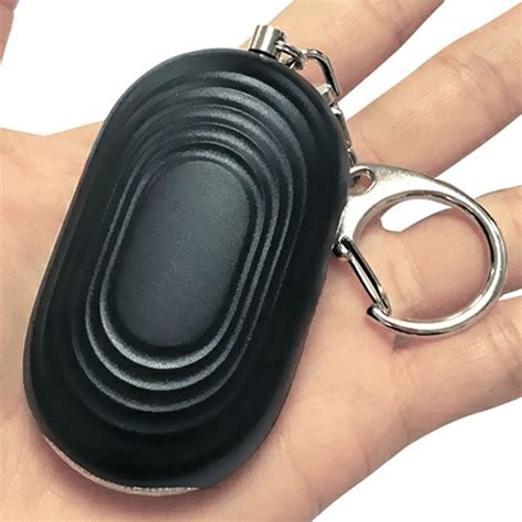 Self Defense Alarm Outdoor LED Personal Alarm (Black) | Alexnld.com