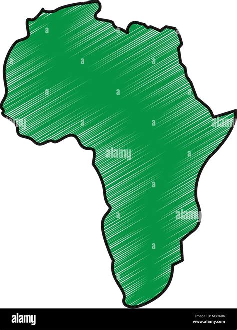 map of africa continent silhouette on a white background Stock Vector Image & Art - Alamy