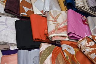 Flea Market | Fabric is a very popular item at most flea mar… | Flickr