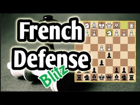 French Defense: Tarrasch Variation - chess - blitz - YouTube