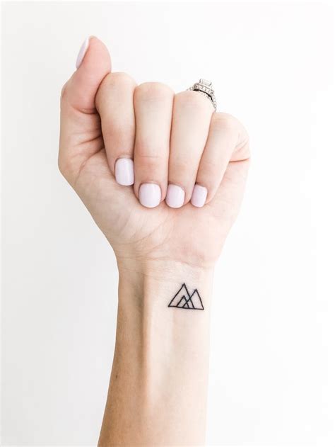 Micro tattoo | Family tattoos, Small tattoos, Triangle tattoos