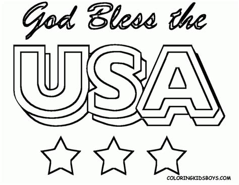 Patriotic Symbols Coloring Pages Printable Patriotic Coloring ...