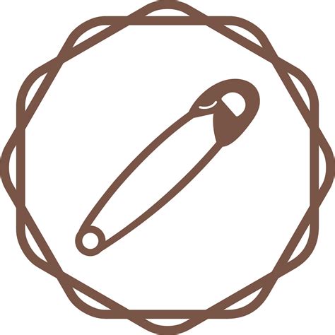 Safety Pin Vector Icon 22427384 Vector Art at Vecteezy