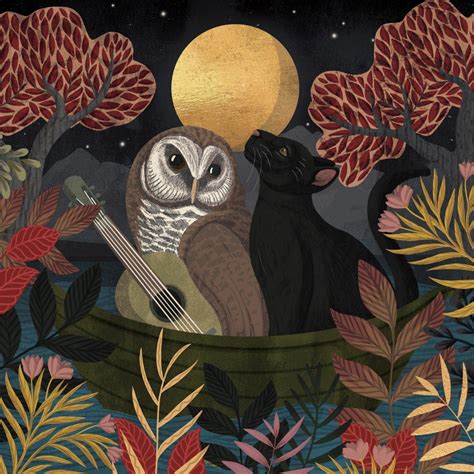 The Owl and the Pussycat - Lucy Rose Illustration