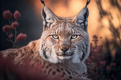 A stunning wild lynx from nature