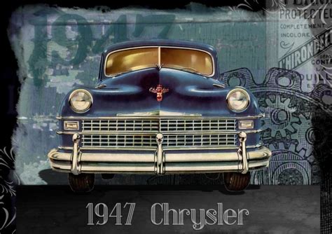 1947 Chrysler Vintage Car Collage Free Stock Photo - Public Domain Pictures