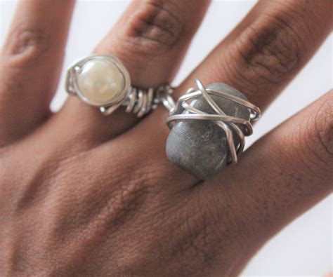 DIY Wire-Wrapped Gem Stone Rings : 6 Steps (with Pictures) - Instructables