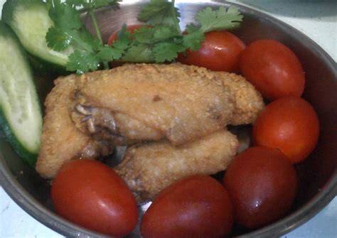 Resep sayap ayam goreng simple oleh tiya zahra - Cookpad