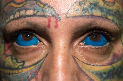 Sclera tattoo gone wrong prompts warning from model Catt Gallinger ...