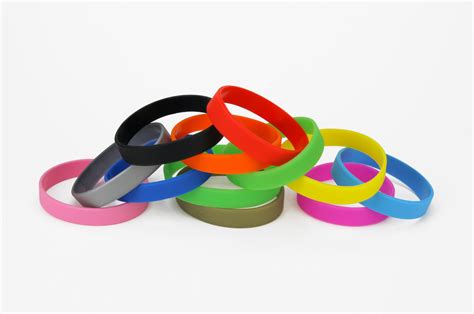 Rubber Wristbands (Plain) | Silicone Wristbands | Lancaster Printing