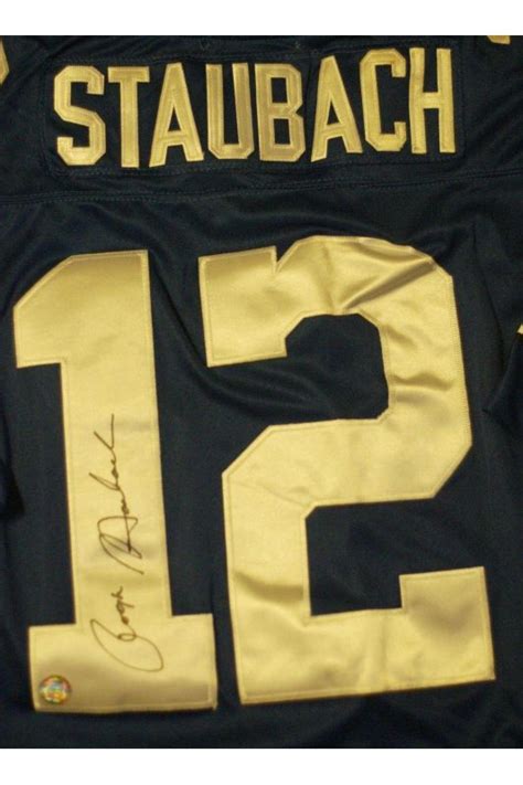 Roger Staubach Signed Autographed Jersey Mitchell and Ness 52 1971 ...