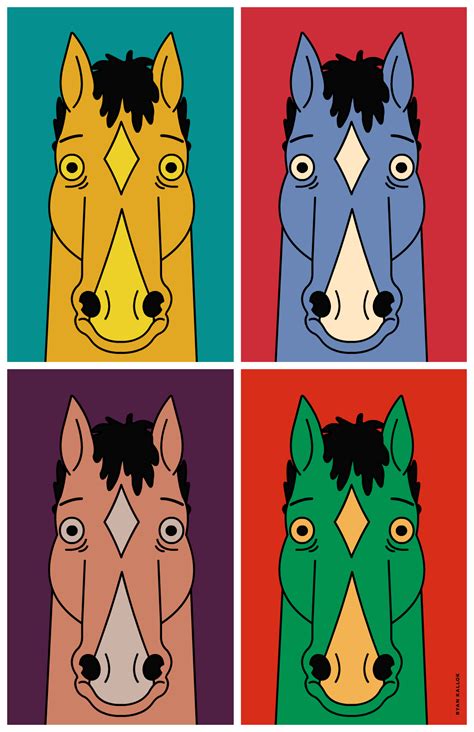 ryankallok: bojackhorseman Some Bojack pop art I made tonight | Bojack ...