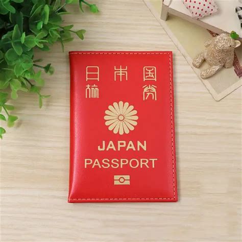 Hot Soft Leather Japan Passport Cover Women Passport Case Japanese Passport Holder Girls ...