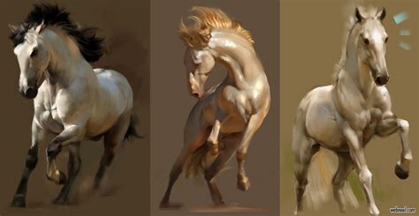 Horse Digital Painting By Chen Longfei