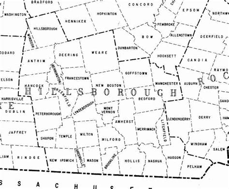 Old maps of Hillsboro County, NH