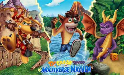 Crash, Spyro and Ty Crossover : r/crashbandicoot