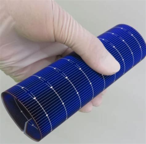 Building large scale flexible solar cells ...