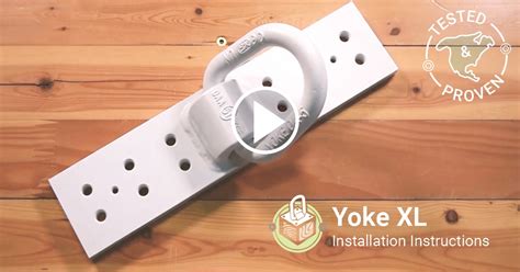 Yoke XL Installation Instructions - Mass Timber Connections (MTC) Solutions