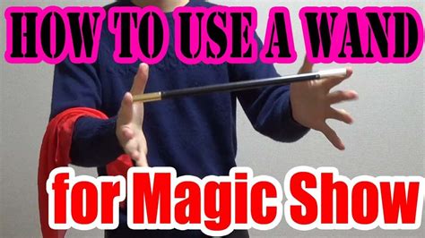 magic tricks/How to Use a Wand for Magic Show/UHM - YouTube