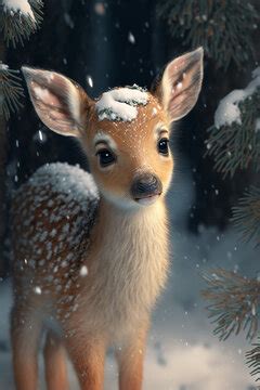 Baby Deer Snow Images – Browse 7,262 Stock Photos, Vectors, and Video | Adobe Stock