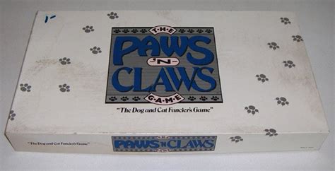 Vintage Paws 'N Claws Board game 1987