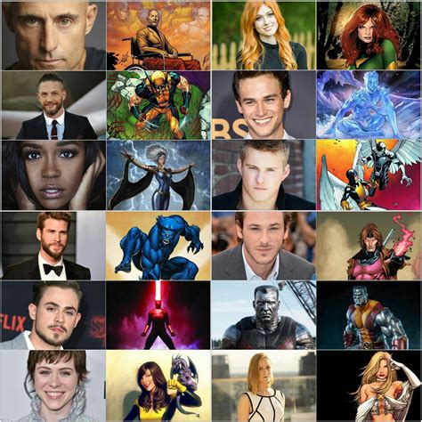 My fan cast for the MCU X-Men : r/Fancast