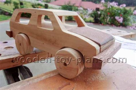 A wood toy car you can make, free plans with full size template and ...