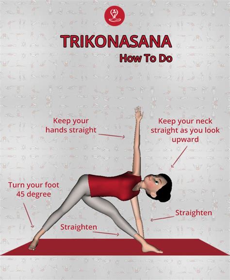 #Trikonasana (#Triangle #Pose) opens up and stretches the hips, groins ...