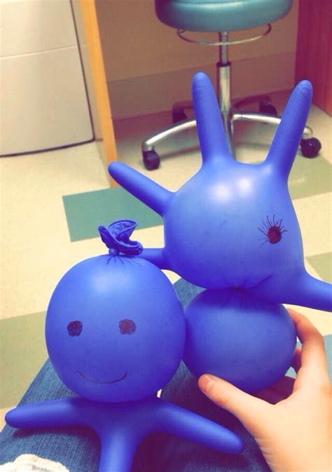 hospital glove balloon animals. | Ballontiere, Einweghandschuhe ...