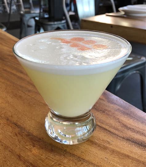 Pisco Sour at Limon in Burlingame | A pisco sour is an alcoh… | Flickr