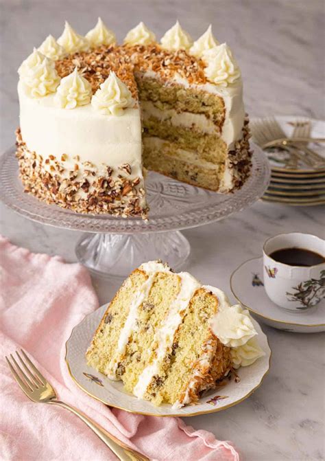 Italian Cream Cake - Preppy Kitchen