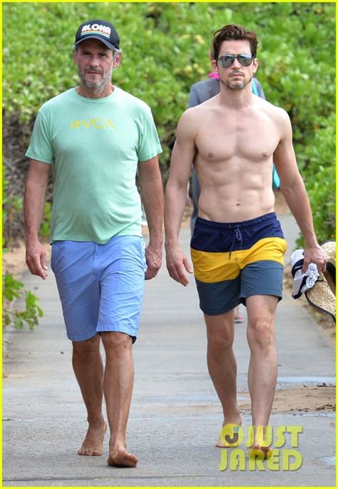 Matt Bomer Goes Shirtless in Hawaii with Husband Simon Halls: Photo ...