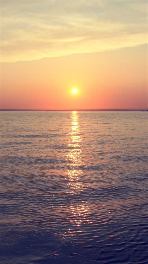 Sea Sunrise iPhone Wallpapers Free Download