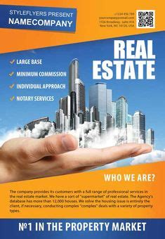 Real Estate Company PSD Flyer Template Investment Companies, Investment Property, Investment ...