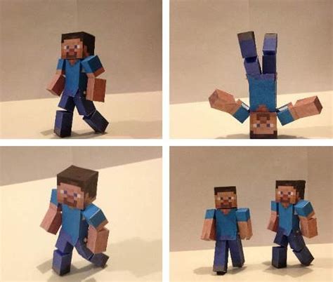 13+Free Bendable Steve Papercraft | Fli Lou