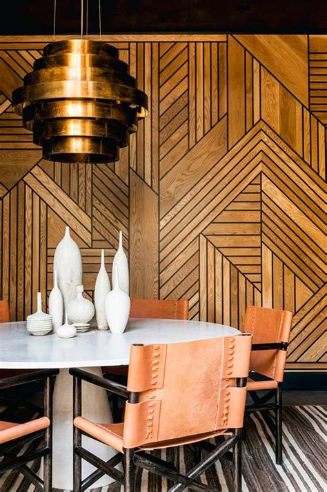 9 stunning timber feature walls to inspire | Timber feature wall, Art deco design, Art deco