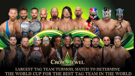 Tag Team Turmoil Fixed for World Cup at Crown Jewel 2019 - ITN WWE